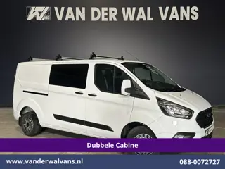 Ford Transit Custom 2.0 TDCI 130pk L2H1 Dubbele Cabine Euro6 Airco | 6-Zits | Camera | LED | Cruisec