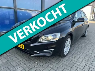 Volvo V60 2.4 D6 AWD Plug-In Hybrid Summum - bruin leder