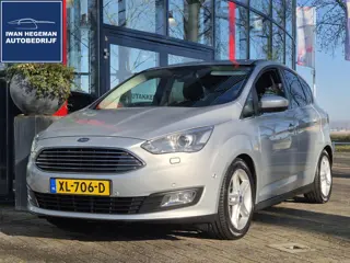 Ford C-Max 1.0 Titanium 125PK | Navigatie | Parkeersensoren + Camera | Stuur + Stoelverwarming | 17 