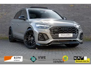 Audi Q5 55 TFSI e S edition Quantumgrey & Black luchtvering panoramadak