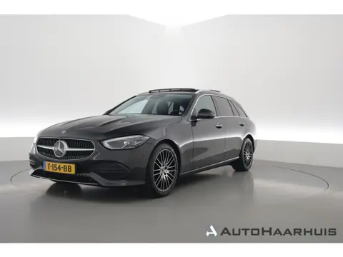 Mercedes-Benz C-Klasse Estate 180 Luxury Line | Pano | Elek. Trekhaak | 360cam | Leder | Memory seat