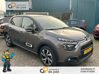 Citroën C3 1.2 PureTech Shine GARANTIE/CARPLAY/CLIMA/CRUISE/NAVI/KEYLESS/LICHTMETAAL rijklaarprijs!