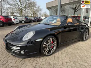 Porsche 911 Cabrio 997 3.8 Turbo, 550PK, Automaat, Navi, leer, Windscherm, Winterkap, etc
