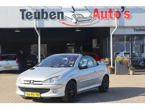 Peugeot 206 CC 2.0-16V Climate control, Lederen interieur, Elektrische cabrio dak, Radio cd speler