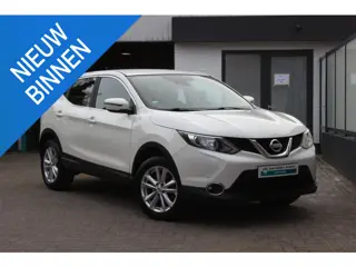 Nissan Qashqai 1.6 N-Connecta Navi, Camera, PDC, Trekhaak 1500KG, Pearl White, All Season,