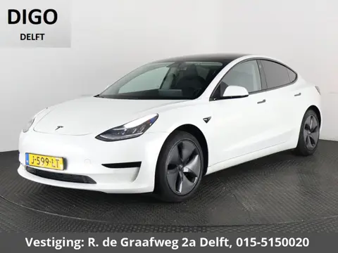 Tesla Model 3 Standard RWD Plus 60 kWh | Navigatie | Panoramadak | Leder |