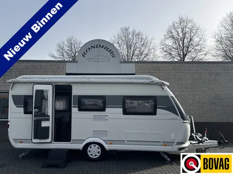 Hobby On Tour 470 UL met enkele bedden **Mover/Zakluifel/Fietsendrager/Voortent/Vloerverwarming/1e e
