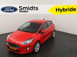 Ford Fiesta EcoBoost Hybrid 125 pk Titanium | Clima | Cruise | Parkeersensoren | Groot scherm | 17-i