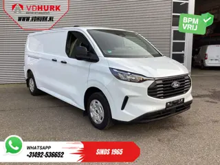 Ford Transit Custom 320 2.0 TDCI 135 pk L2 Trend 2.8t Trekverm./ Carplay/ Climate/ Cruise/ Camera/ P
