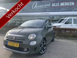 Fiat 500 0.9 TwinAir Turbo Sport Mat Groen Airco -  Cruise control - Bluetooth - Groot navigatiesyst