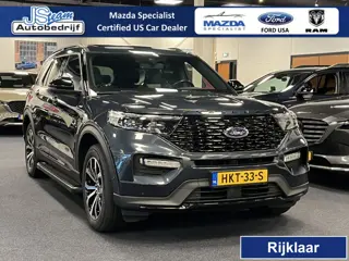 Ford Explorer 3.0 V6 EcoBoost PHEV ST-Line 457PK AWD | 7-Persoons | Trekhaak | Panodak | Sidebars