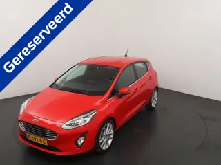 Ford Fiesta EcoBoost Hybrid 125 pk Titanium | Clima | Cruise | Parkeersensoren | Groot scherm | 17-i