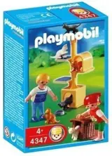 Foto 3 van Playmobil 4347 - krabpaal voor poezen