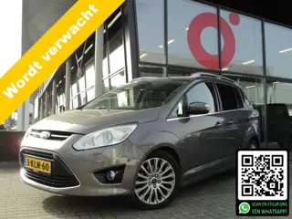 Ford Grand C-Max 1.6 EcoBoost Titanium | 1E EIGENAAR | VIERSEIZOENEN BANDEN || TREKHAAK | PANORAMADA