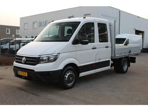 Volkswagen Crafter 50 2.0 TDI 130KW Euro6 L3 Dubbele Cabine Pick-up ✓ open laadbak ✓ 3500KG trekhaak