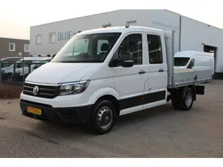 Volkswagen Crafter 50 2.0 TDI 130KW Euro6 L3 Dubbele Cabine Pick-up ✓ open laadbak ✓ 3500KG trekhaak