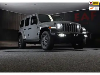 Jeep Wrangler Unlimited 4xe 380 Sahara / 360 Camera / Leder / Navi / Ecc / Elek Pakket / Led / Pdc /