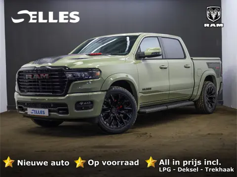 Dodge Ram 1500 2025 3.0L HURRICANE LARAMIE Night | BPM VRIJ | NIEUW | LPG | Deksel  | Panoramadak