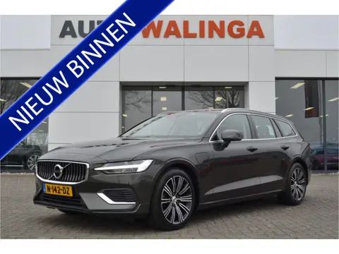 Volvo V60 2.0 T6 Recharge AWD Inscription | Leer | Stoel en stuurverw. | Adapt Cr. + St.Hulp | Stand