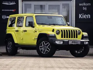 Jeep Wrangler Unlimited 4xe 380 Sahara | Sky one dak | Adaptive CC | Camera | stoel en stuur verwarm