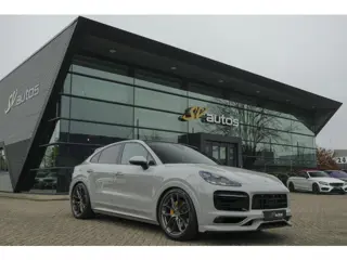 Porsche Cayenne Coupé 3.0 E-Hybrid 462PK Krijtgrijs SportDesign Luchtvering Lightweight Package Carb
