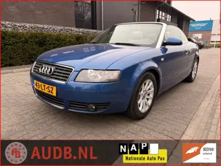 Audi A4 Cabriolet 3.0 V6 Exclusive|AUTOMAAT|VOL LEDER|S-LINE| DEALER ONDERHOUDEN|