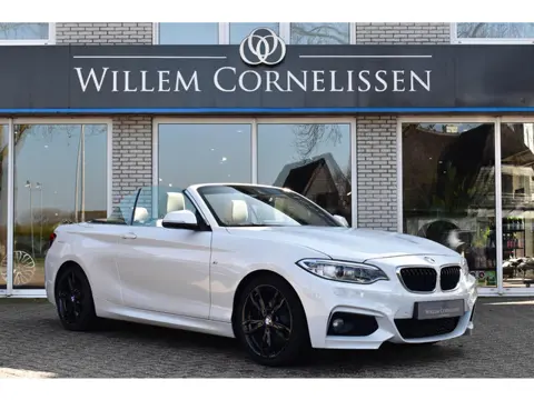 BMW 2-serie Cabrio 220i M Sport Harman/Kardon Leder Camera Stoelverwarming Navi