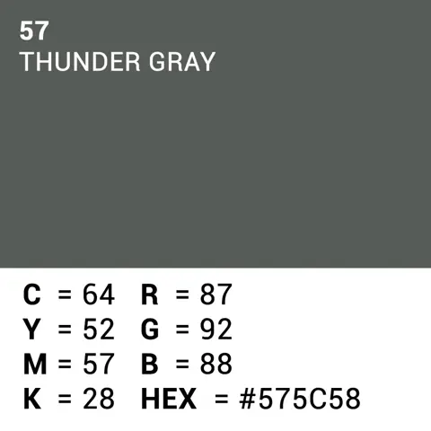 Superior Achtergrondpapier Thunder Grey 1.35m x 11m