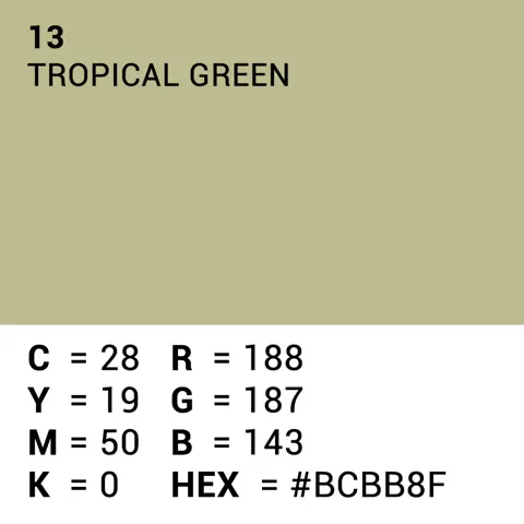 Superior Achtergrondpapier Tropical Green 1.35m x 11m