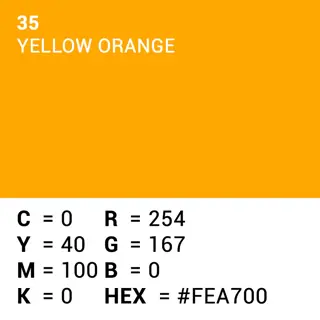Superior Achtergrondpapier Yellow-Orange 2.72m x 11m