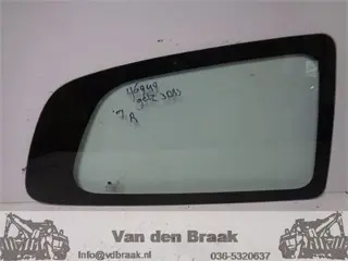 Hyundai Getz 3 deurs 2002-2009 Rechter zijraam achter