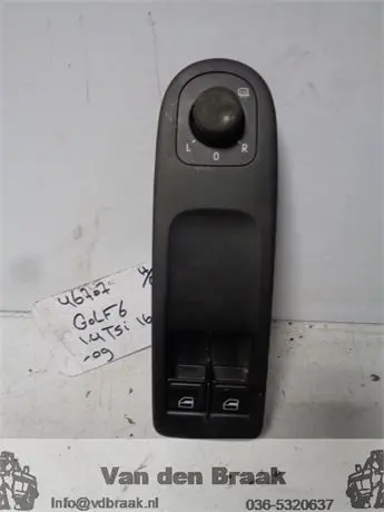 Volkswagen Golf 3 drs 2008-2012 Electrsiche raamschakelaar links