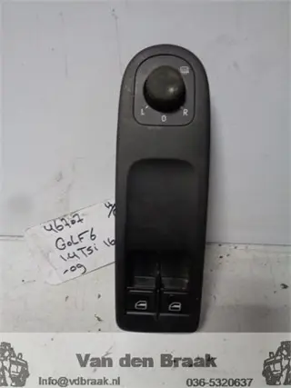 Volkswagen Golf 3 drs 2008-2012 Electrsiche raamschakelaar links