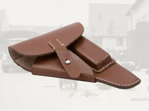 Holster,Walther,PPK,Duitsland,WWII,Bruin,Officier,Polizei