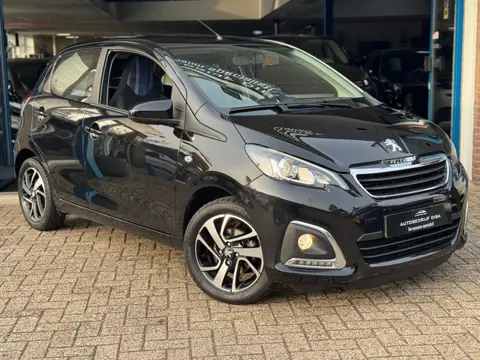 Peugeot 108 1.0 e-VTi Allure 2019 Zwart NAVI CLIMA LM NAP!