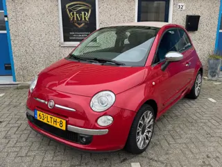 Fiat 500C 1.2 AUT LEDER XENON CLIMATE UNIEK VOL OPTIES