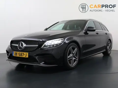 Mercedes-Benz C-klasse Estate 180 Business Solution Facelift AMG Styling Panoramadak Trekhaak Camera