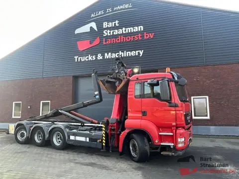 MAN TGS 35.400 8X4-4 BL EEV met 20t VDL s 20-6400 haakarmsysteem en Epsilon M120Z96 kraan. BS1931