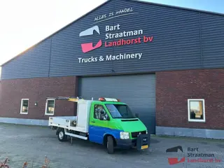 Volkswagen LT open laadbak met HMF 152T2 kraan. BS1923