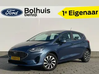 Ford Fiesta EcoBoost Hybrid 125 pk Titanium | LED | Climate Control | Cruise Control | Apple Carplay