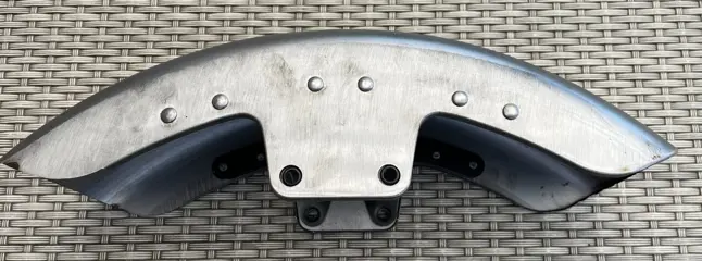 Harley Softail Slim voorste spatbord onbehandeld voor 12-17 FLS Slim / 16-17 FLSS Slim S,