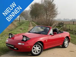 Mazda MX-5 NA 1.6i-16V 116PK, CLASSIC RED, HET ORIGINEEL!