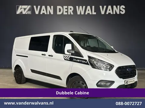 Ford Transit Custom 2.0 TDCI 170pk L2H1 Dubbele Cabine Euro6 Airco | 5-Zits | 2x Zijdeur | Camera | 