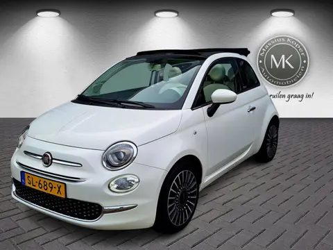 Fiat 500C 0.9 TwinAir Lounge Cabrio, Airco, Navigatie, Bluetooth, 2e Eigenaar!!