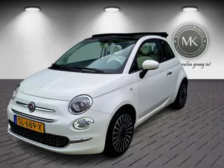 Fiat 500C 0.9 TwinAir Lounge Cabrio, Airco, Navigatie, Bluetooth, 2e Eigenaar!!