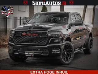 Dodge Ram RS LEDER RODE STIKSELS | 6 PERSOONS | 420Pk 636Nm | Pick-Up | Comfortabele Dubbele Cabine 