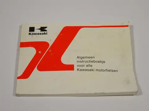 INSTRUCTIEBOEKJE Kawasaki Overige Kawasaki 1960 - 2021