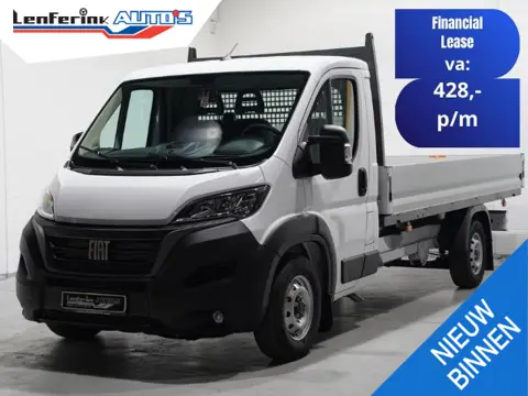 Fiat Ducato 2.2 MJet 140 pk L4 Pick Up / Open Laadbak  Airco, Cruise Control, 3-Zits, LxBxH 420x202x