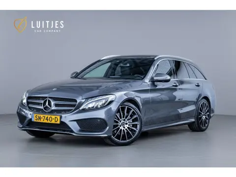 Mercedes-Benz C-klasse Estate 180 AMG Sport I Pano I Burmester I Leder I 360° I Stoelmemo I NL-auto 