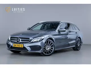 Mercedes-Benz C-klasse Estate 180 AMG Sport I Pano I Burmester I Leder I 360° I Stoelmemo I NL-auto 